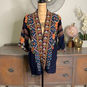 Johnny Was Linen Kokomo. XS